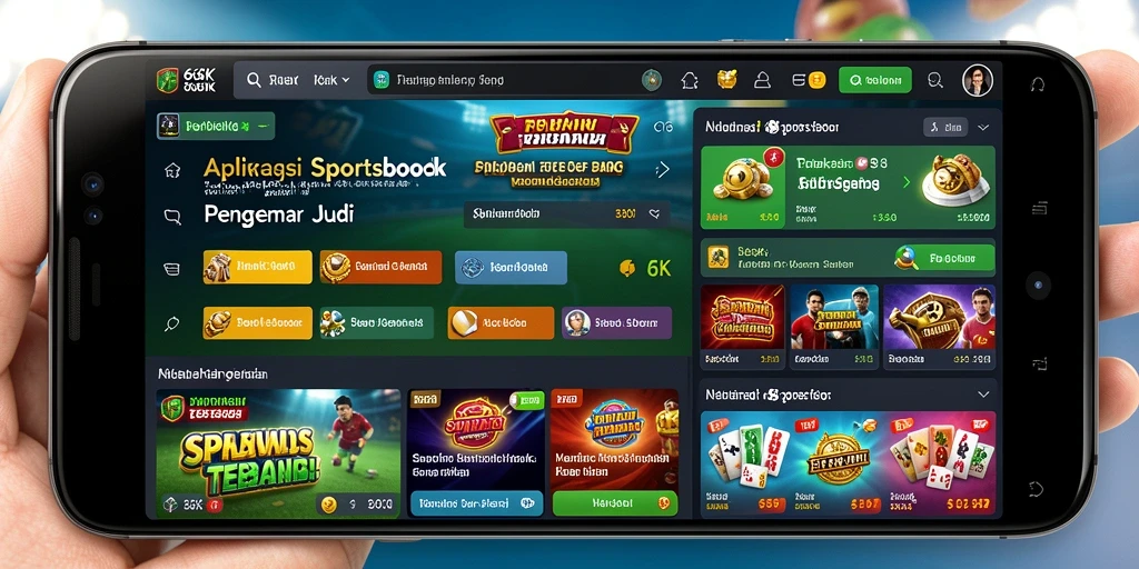 Screenshot utama 66K menampilkan gameplay taruhan olahraga yang interaktif.