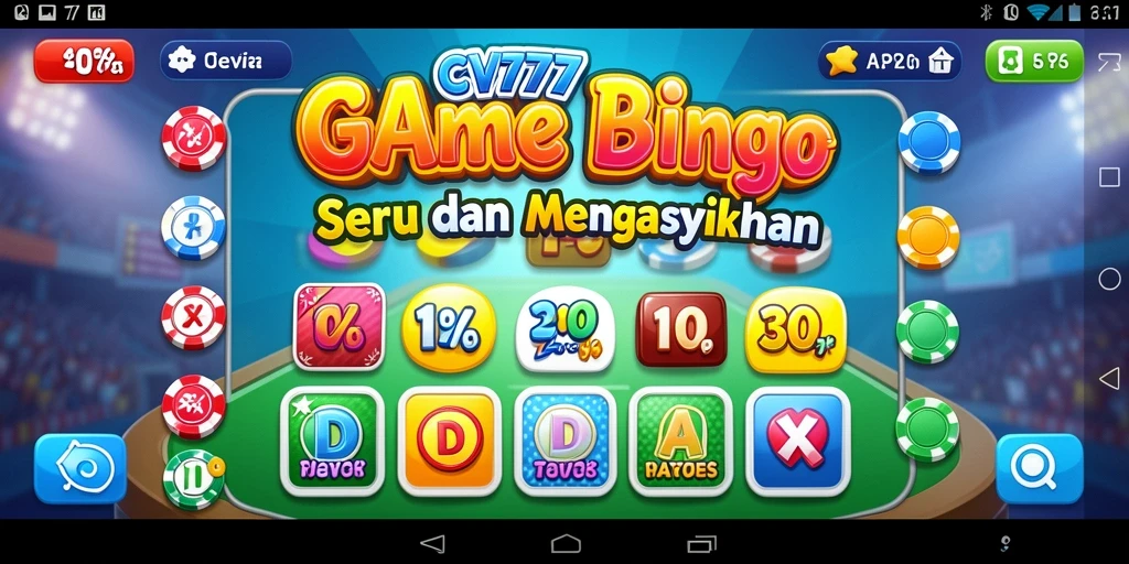 Tampilan gameplay Bingo yang menarik dan seru.