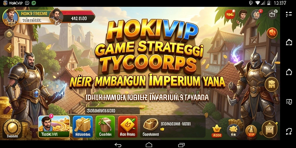Screenshot menunjukkan gameplay menarik HOKIVIP dengan elemen Tycoon yang menarik.