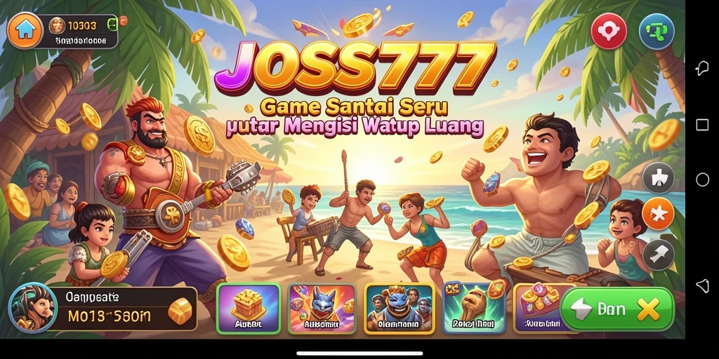 Screenshot gameplay JOSS777 yang menampilkan tantangan seru dan grafis menarik.