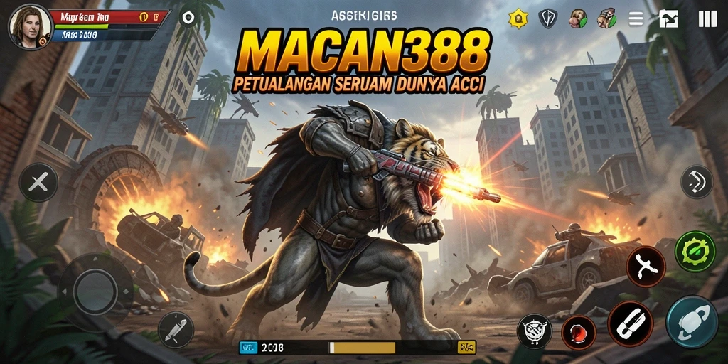 Tampilan gameplay seru dari MACAN388 yang penuh aksi.