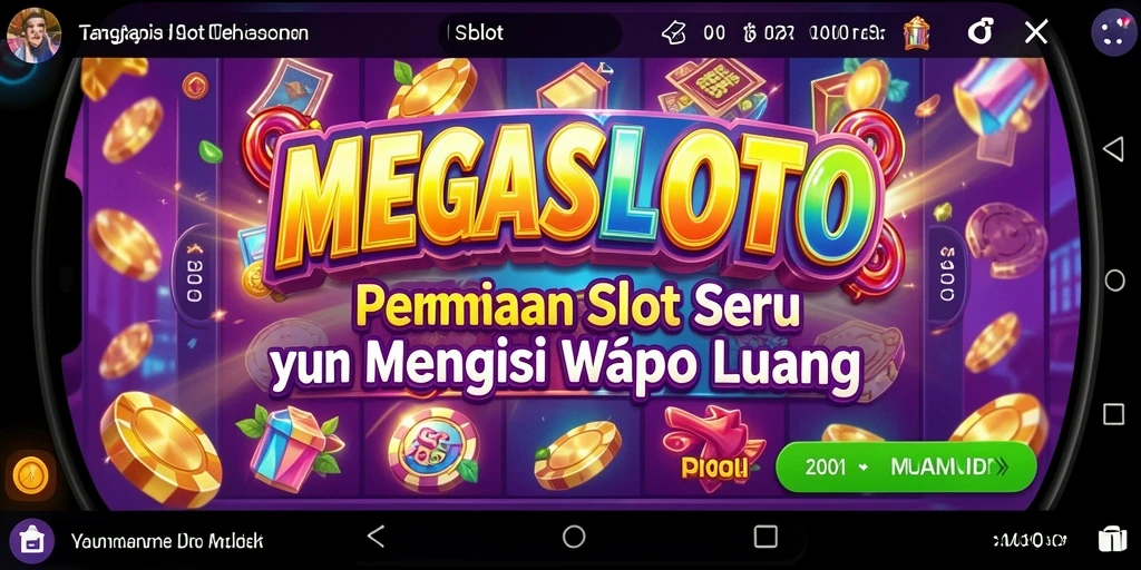 Gameplay seru di MEGASLOTO dengan banyak pilihan slot menarik.