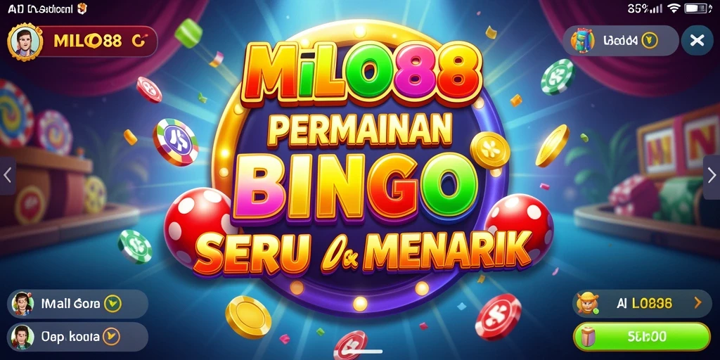 Tampilan gameplay seru dari permainan Bingo di MILO88.