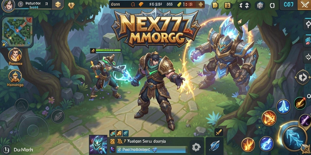 Menampilkan aksi seru dalam dunia fantasi MMORPG NEX777.