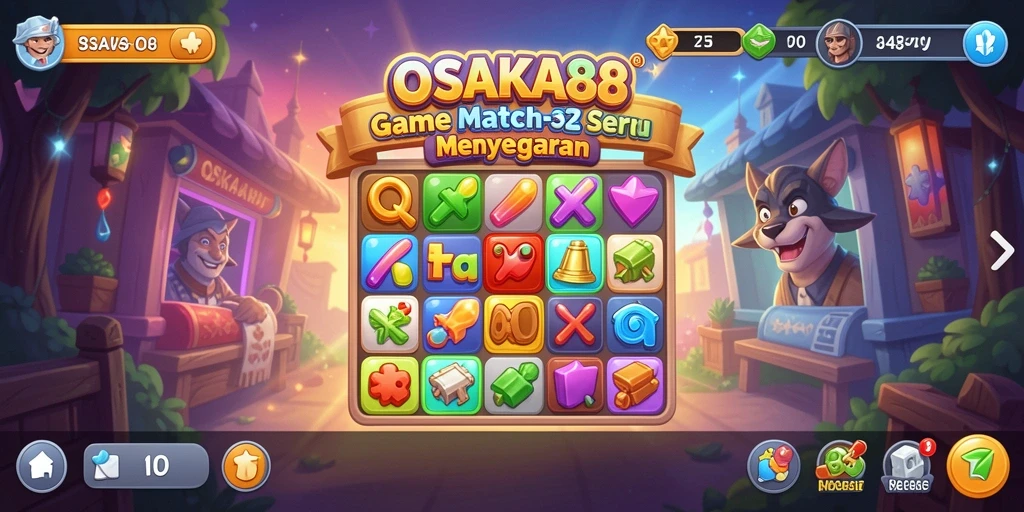 Tampilan gameplay <strong>OSAKA88</strong> yang penuh warna dan seru.