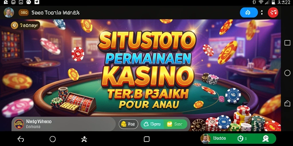 Tampilan gameplay SITUSTOTO yang menggembirakan dan penuh warna.